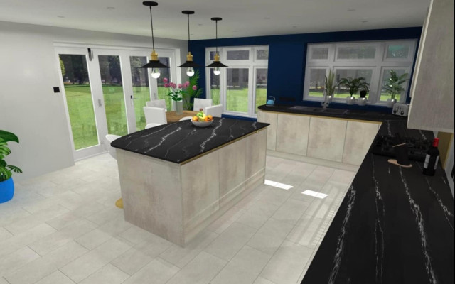 Kitchen-island-black-worktop